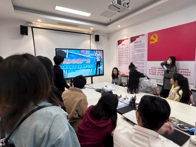 贵州大学学生赴谦行映画参观